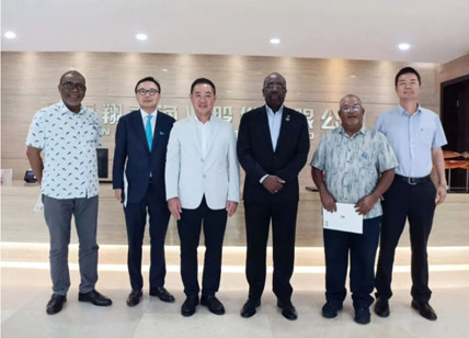 熱烈歡迎安提瓜和巴布達政府官員蒞臨我司參觀交流